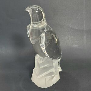 Heavy Bleikristall 8" Germany Eagle Paperweight Sculpture Figurine Germany